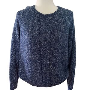 St. John's Bay Navy Cable Knit Women's Sweater
